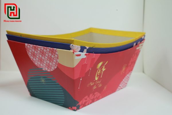 Giỏ đựng quà tết 3 màu