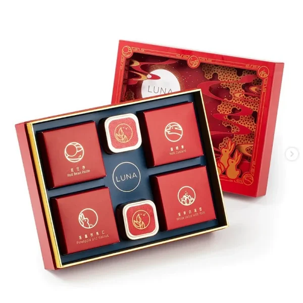 Hộp đựng bánh trung thu Luna - TT12